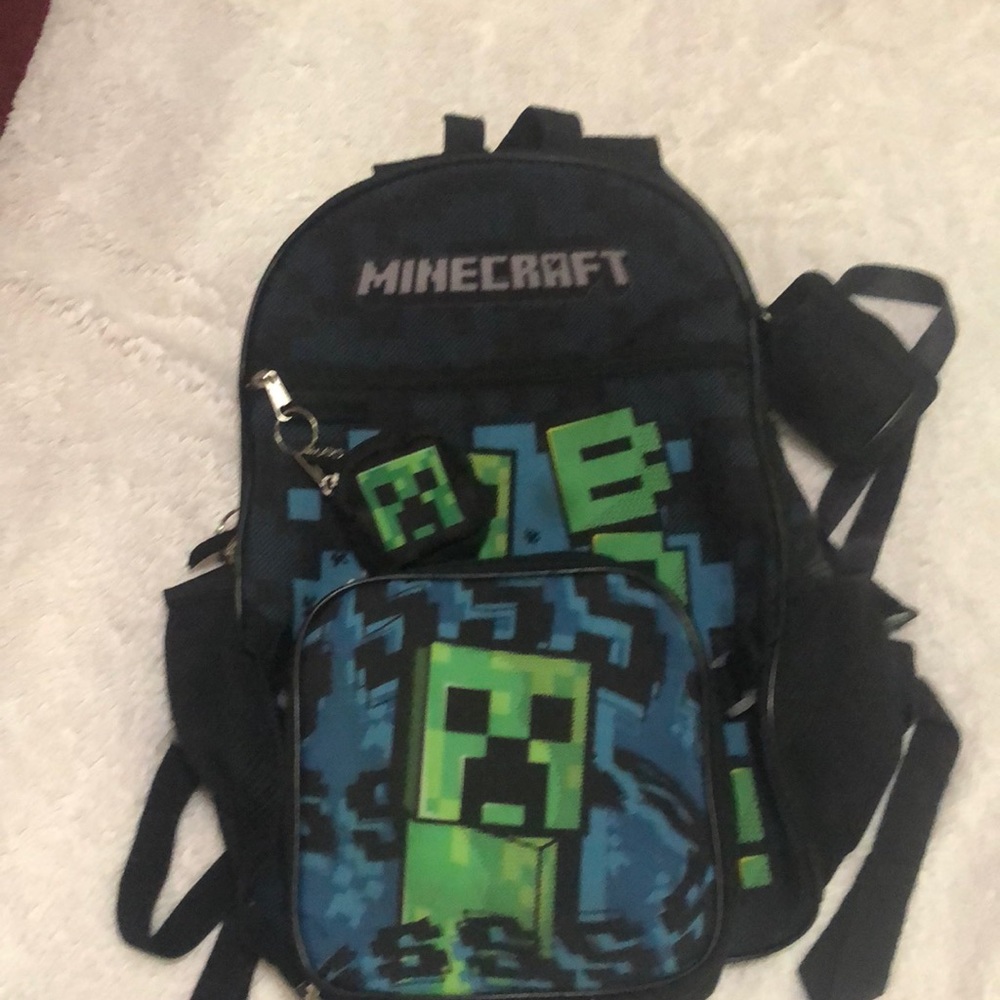 Mine craft backpack
